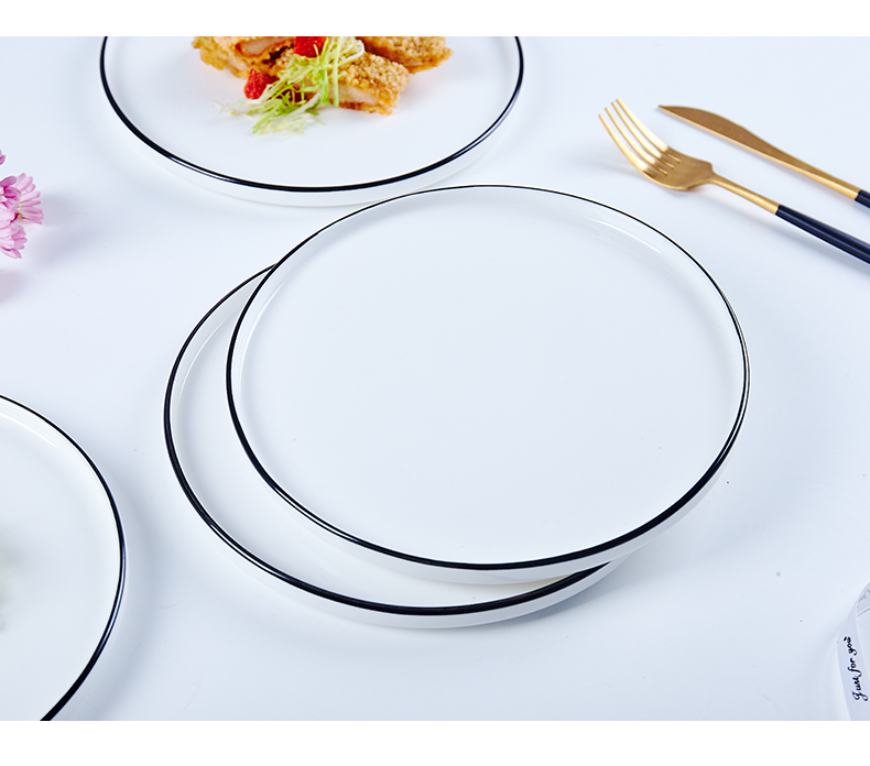 European ipads porcelain plates pasta dish beefsteak 0 ceramic the disc wearing SaPan salad plate disc tray