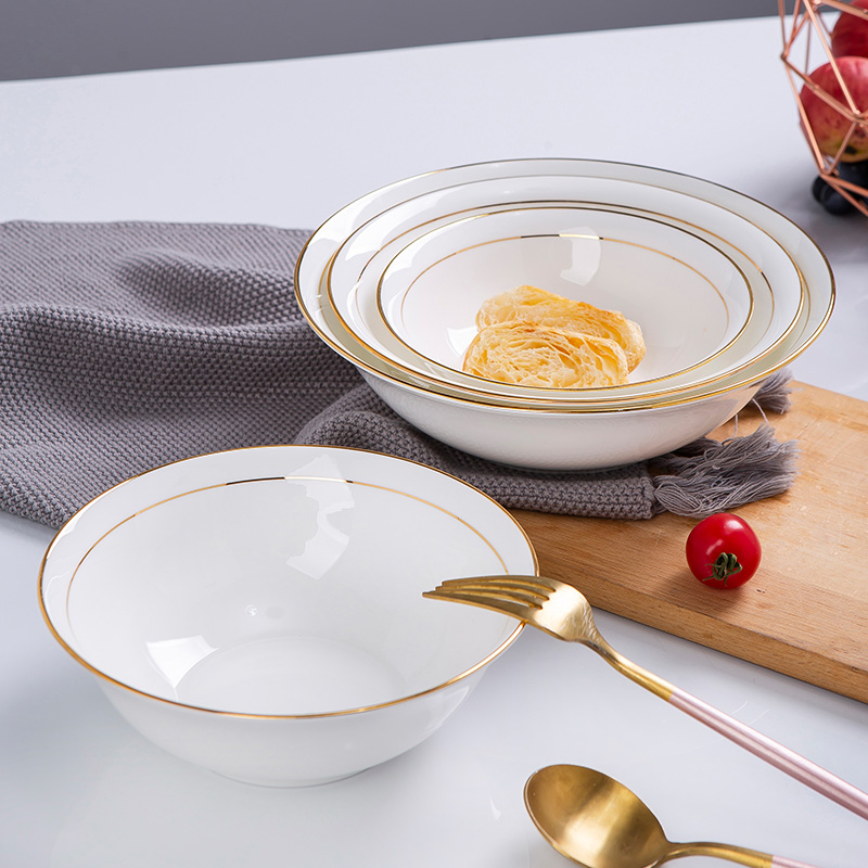 Up Phnom penh soup bowl edge of jingdezhen ceramic ipads porcelain bowl with rainbow such as bowl big rainbow such as bowl hat to bowl