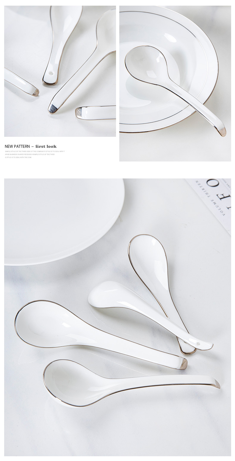 Ipads porcelain spoon Nordic home ideas dear little spoon ceramic white ipads China up phnom penh small spoon, spoon, ladle the soup