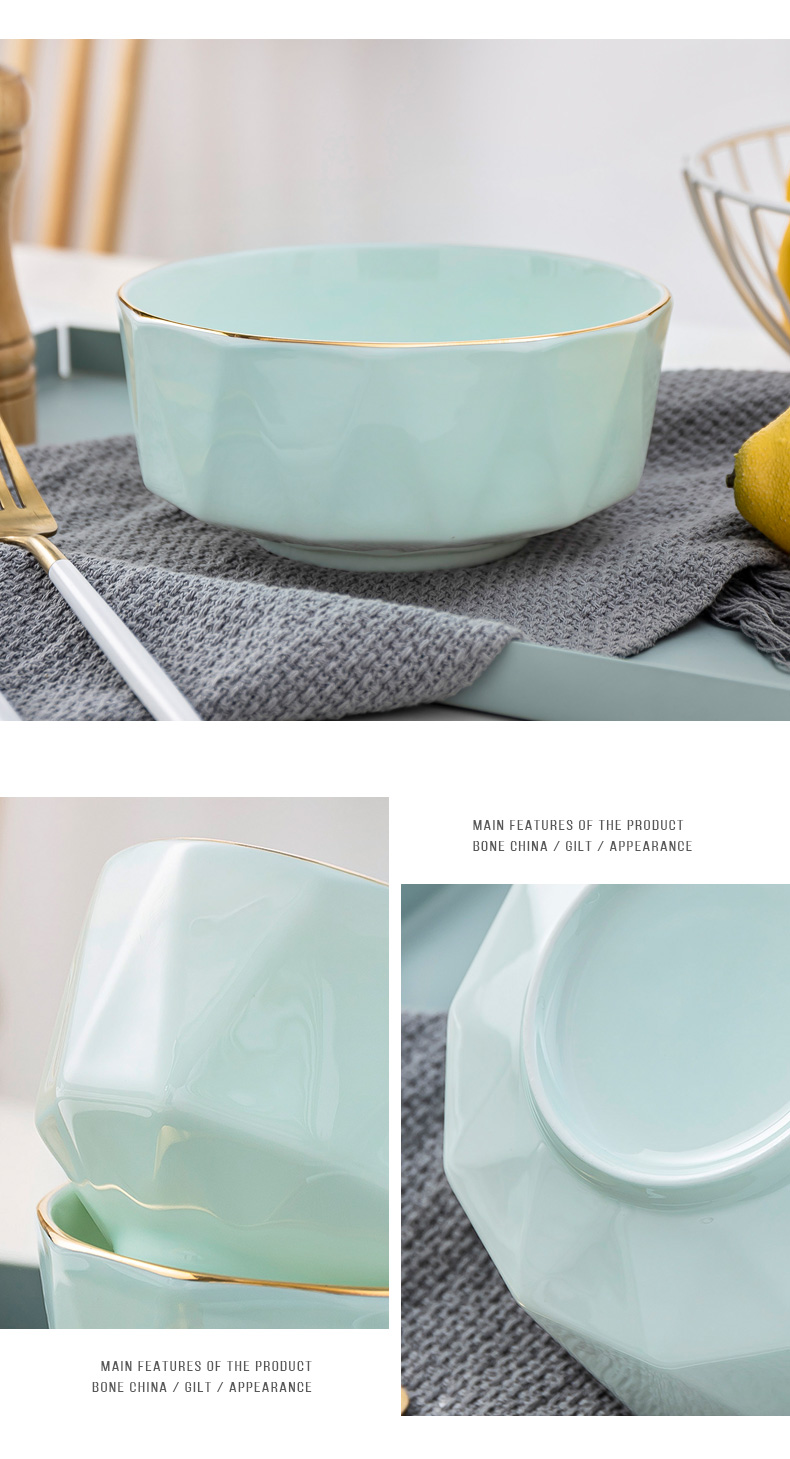 Is rhyme blue glaze ipads porcelain jingdezhen ceramic tableware bowl bowl up phnom penh creative anise rainbow such as bowl Chinese rice bowls