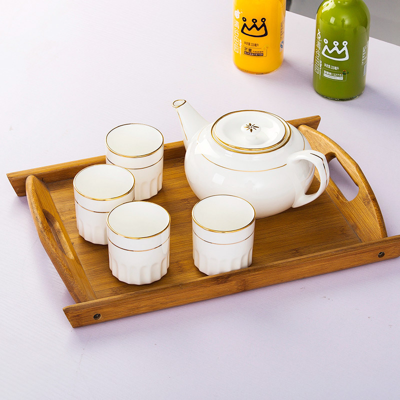 Jingdezhen ipads China tea sets up phnom penh suit household contracted ceramic cool water of a complete set of tea cups teapot