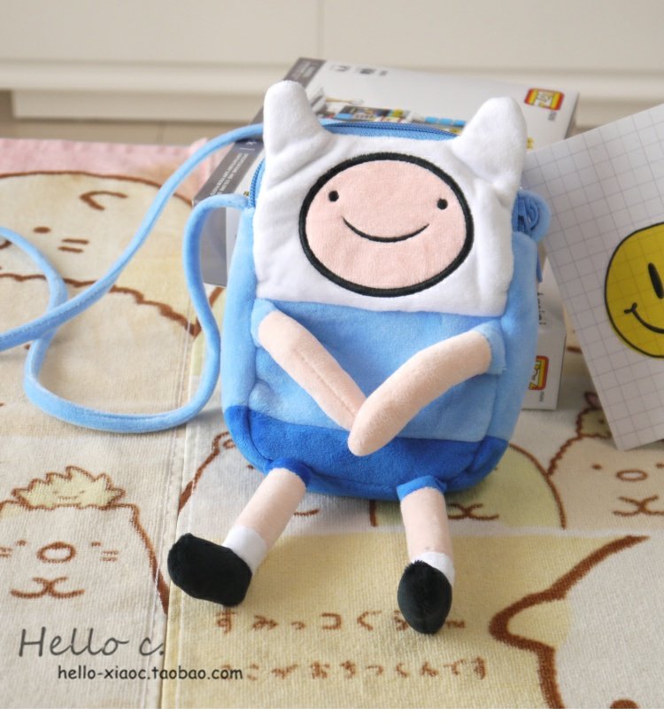 Máy trò chơi BMO Messenger túi phim hoạt hình dễ thương anime xung quanh sang trọng điện thoại di động túi ví vai túi - Carton / Hoạt hình liên quan hình dán anime