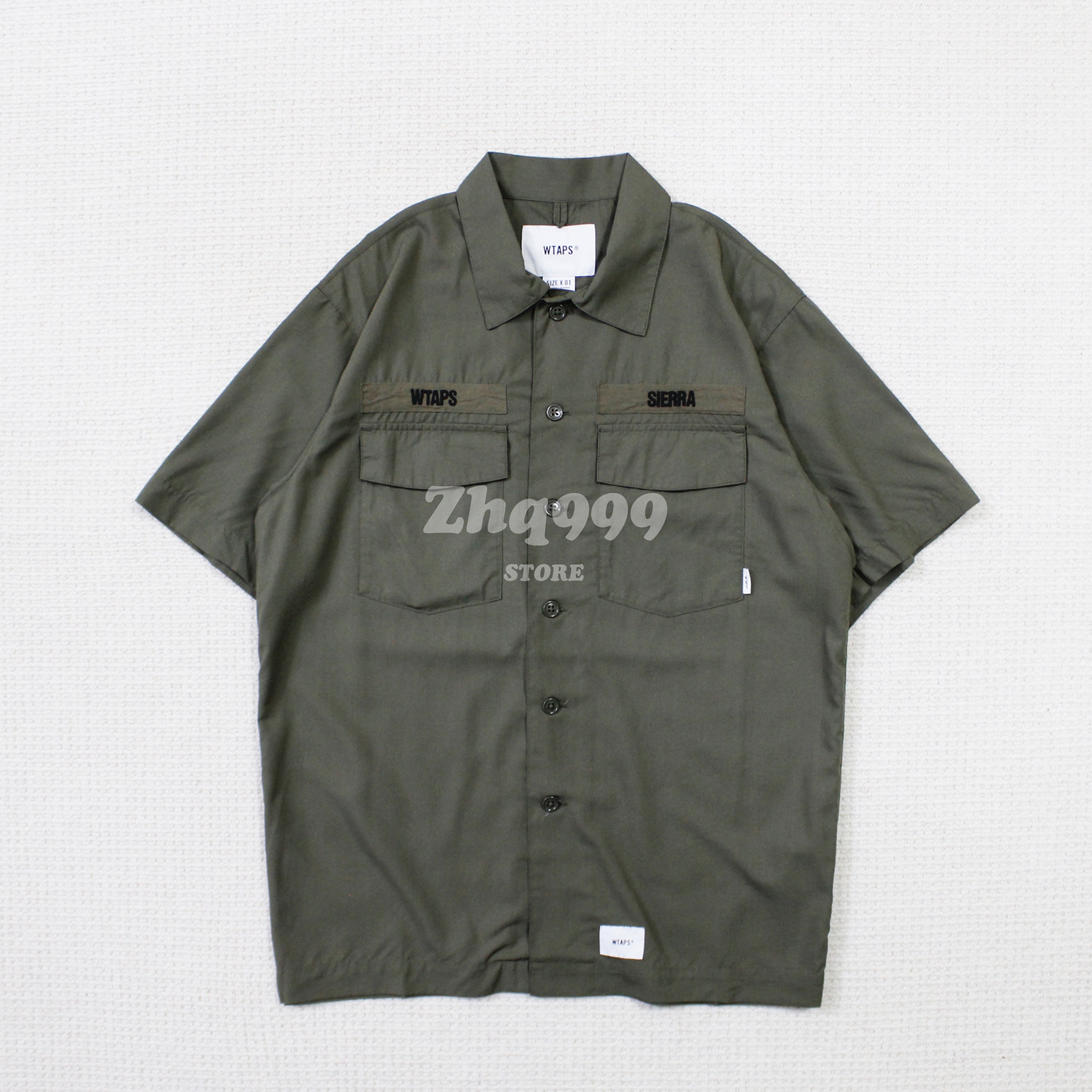美品　WTAPS　MODULAR LS COTTON RIPSTOP　20AW WTAPS Shirt MODULAR / LS / COTTON. RIPSTOP