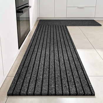 Anti-slip, anti-oil, no-wash, cuttable kitchen floor mat