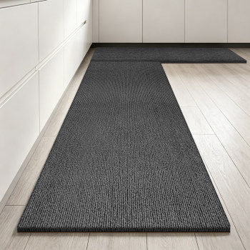 Anti-slip, anti-oil, no-wash, cuttable kitchen floor mat