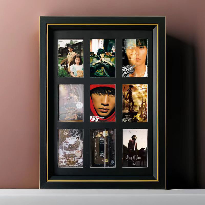Tape Cassette Photo Frame Storage Box Jay Chou Fantasy Wu Bai Tao Zhe Decorative Wall-Mounted Storage Collection Display Rack Set