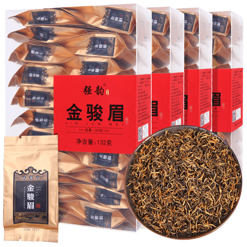 Wuyishan 2022 new tea Jinjunmei tea black tea Jinjunmei gift box Wuyishan small packaging bags in bulk