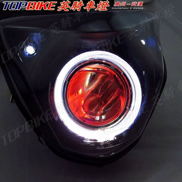 Đèn pha Suzuki Lichi GW250F GW250S Đèn xenon mới Cụm đèn pha LED sửa đổi - Đèn xe máy