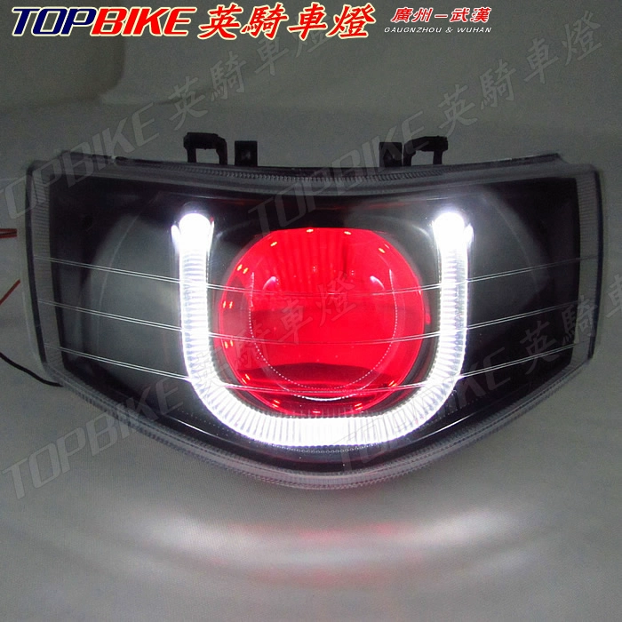 Đèn chiếu sáng quốc gia 3 inch Fuxi sửa đổi phụ kiện Sanf lửa Phụ kiện lắp ráp đèn pha Fuxi Đèn mắt thiên thần Lưới thông minh - Đèn xe máy