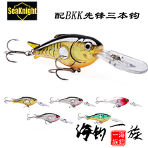 Seaknight Luya bait CRANK little fat deep diving Luya bait bass beak mouth Mandarin fish fake bait