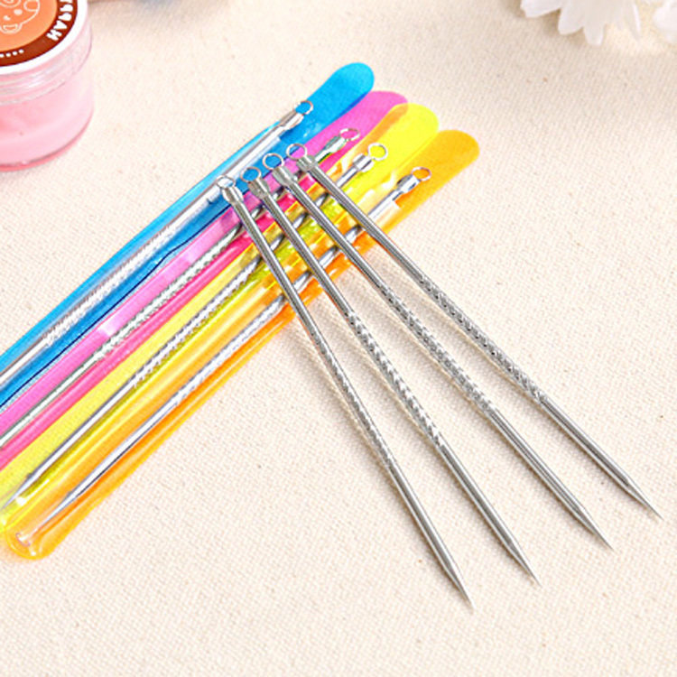 Stainless Steel Acne Needles Dark Sore Needles Acne Squeeze Squeezer Acne Needles to Black Head Needle Beauty Tool 1