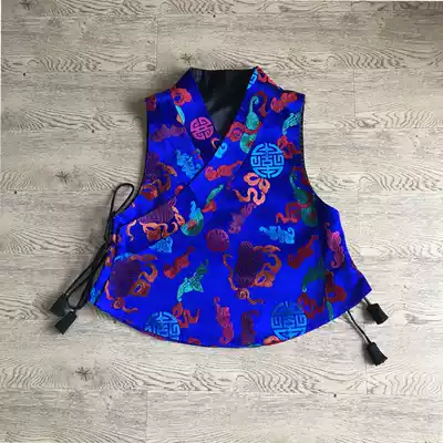 Cloud decoration totem original design women's velvet improved horse clip 2021 new wild thin playful horse clip waistcoat