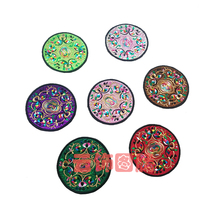 New machine embroidery embroidery ethnic style jewelry ornaments ethnic style Yunnan folk crafts embroidery coasters exquisite