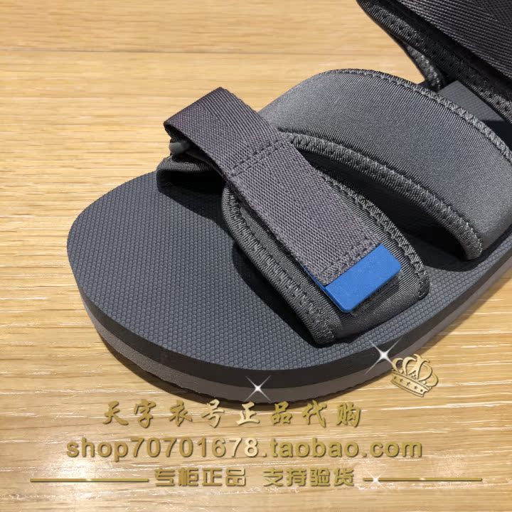 Skechers Skechers giày nam 53363 mùa hè thường thể thao nam dép Velcro giày bãi biển dép quai hậu đế cao