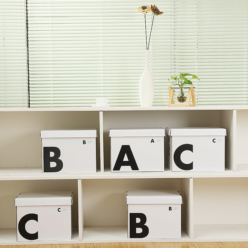Interest Small Boxes Ins Nordic Containing Carton Boxes Whole Cupboard Toy Books Paper paper finishing storage Moving containing boxes