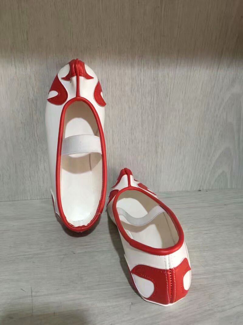 North Korean dance shoes Minji shoes Hook Shoes Practice Shoe Stage Performance Korea Bull Leather Leather Flat Bottom heightening-Taobao