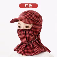 Красная и черная клетка [липучка] один