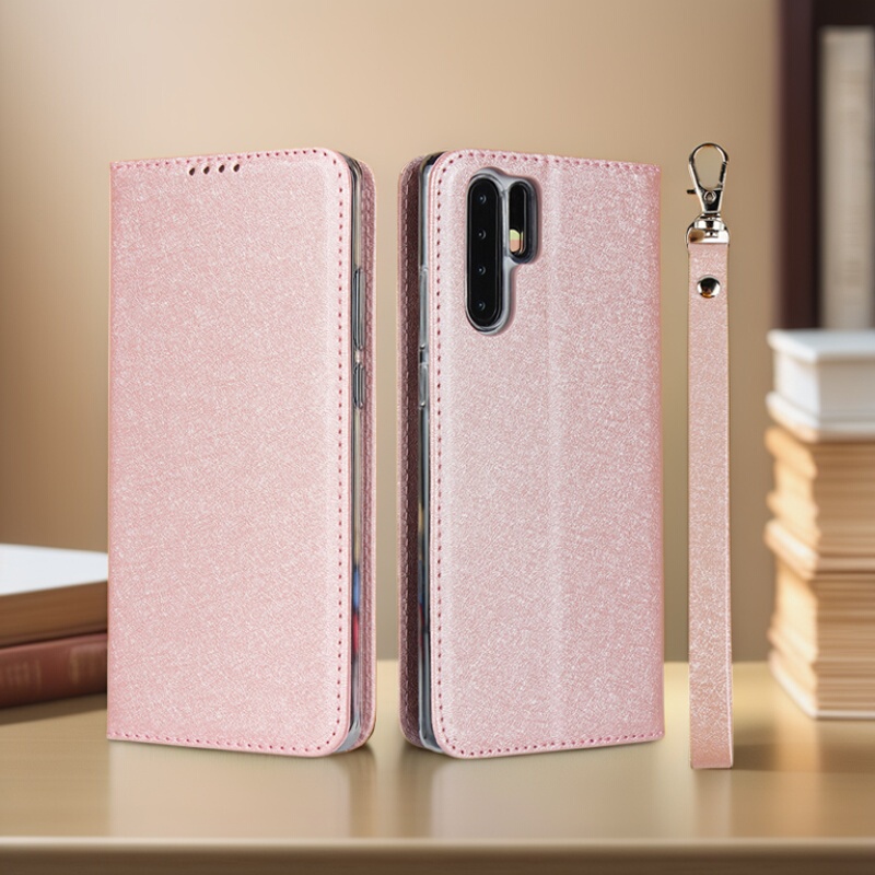 【High Quality】Suitable for Huawei P30 Pro Phone Case, P40 Protective Cover, Flip-Style P40 Pro Ultra-Thin Leather Case, P30 Pro Lanyard, Full Protection Anti-Drop, Unisex, Card Slot, New Trendy P40 Pro
