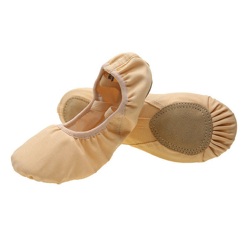 Dance shoes soft soles practising shoes adult ballet shoes male and female with children dancing shape gymnastic cat claw shoes