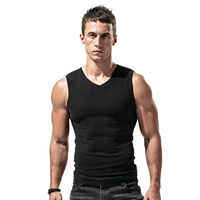 Черный, V-образный вырез