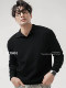 Continued natural luxury anti-pilling sweater long-sleeved top seagull collar waffle sweater autumn for men