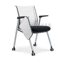 Staff staff meeting room training chair Folding armrest with writing board Wheel table and chair One-piece office chair