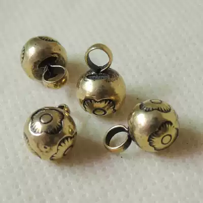 A large number of wholesale brass buttons ethnic handmade copper buckles 8mm solid copper buckles