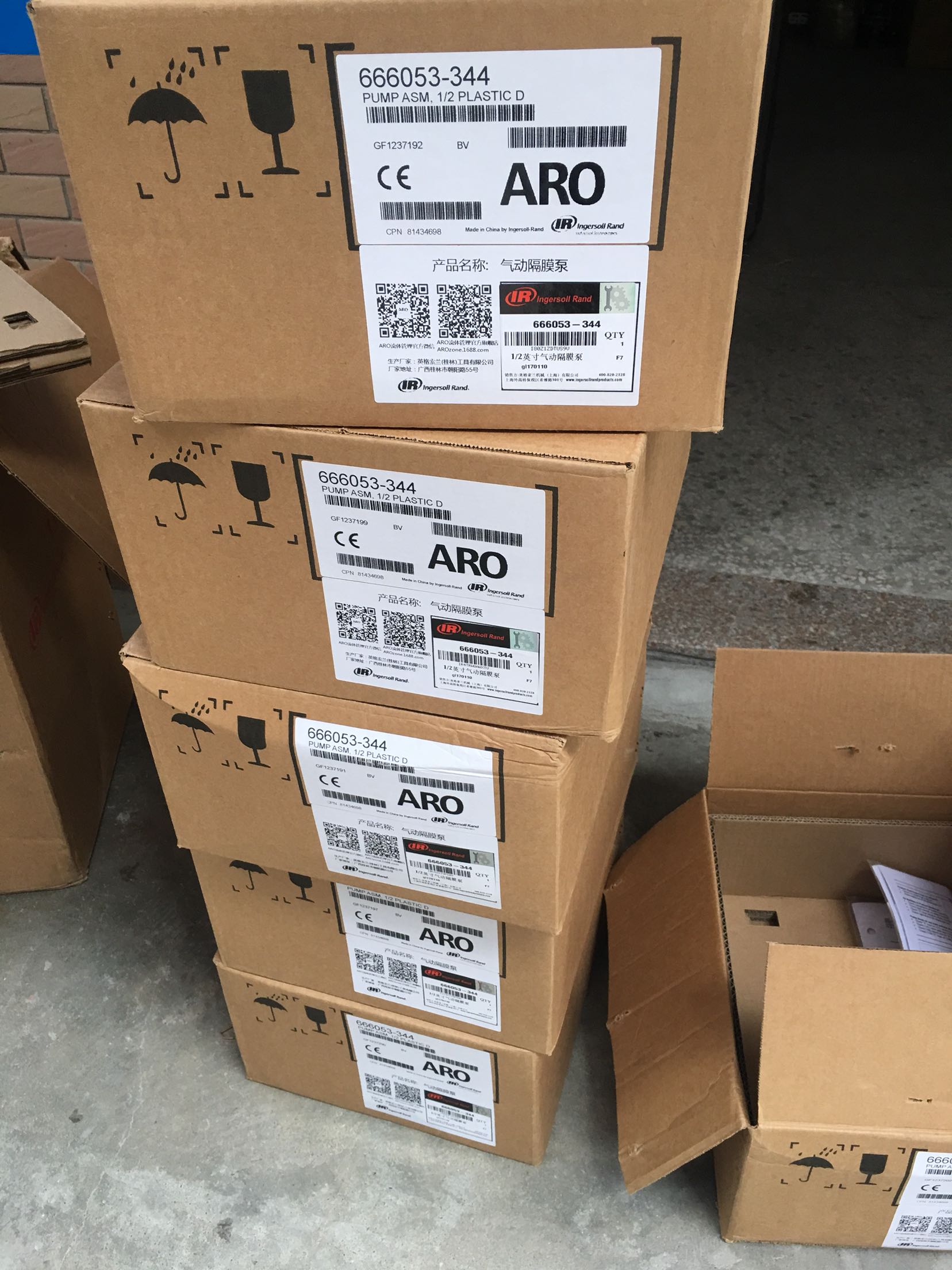 Ingosoran ARO diaphragm pump 666053-344 Original Loaded Import Ink Pump Pressure Pump