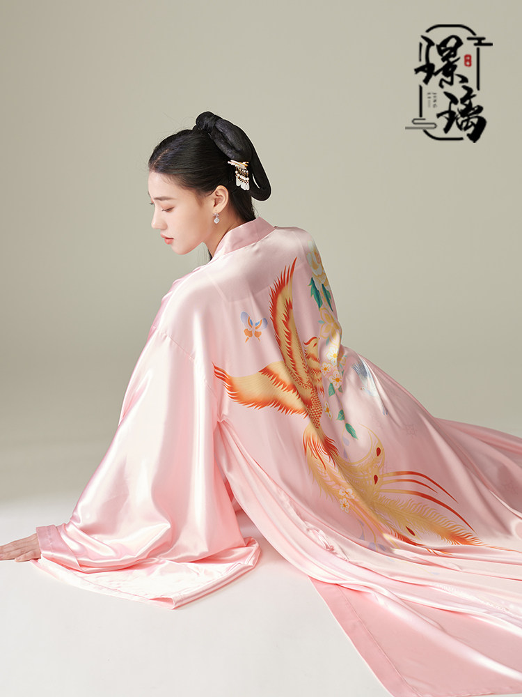 Glazed Original Flowers Greet the National Wind Wedding Senior bridal bridal bridal gowns bridesmaids ancient wind bathrobes new Chinese sleeping robe hanfu