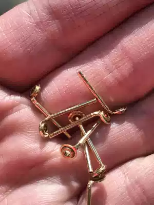 Front tip ring Top ring Gold metal binding ring with porcelain ring Front rod does not cut the line special does not hurt the line fishing rod accessories