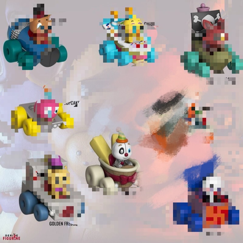 American Genuine Funko Action Figures Racing Bear, Bunny, Fox, Chick Fn Af