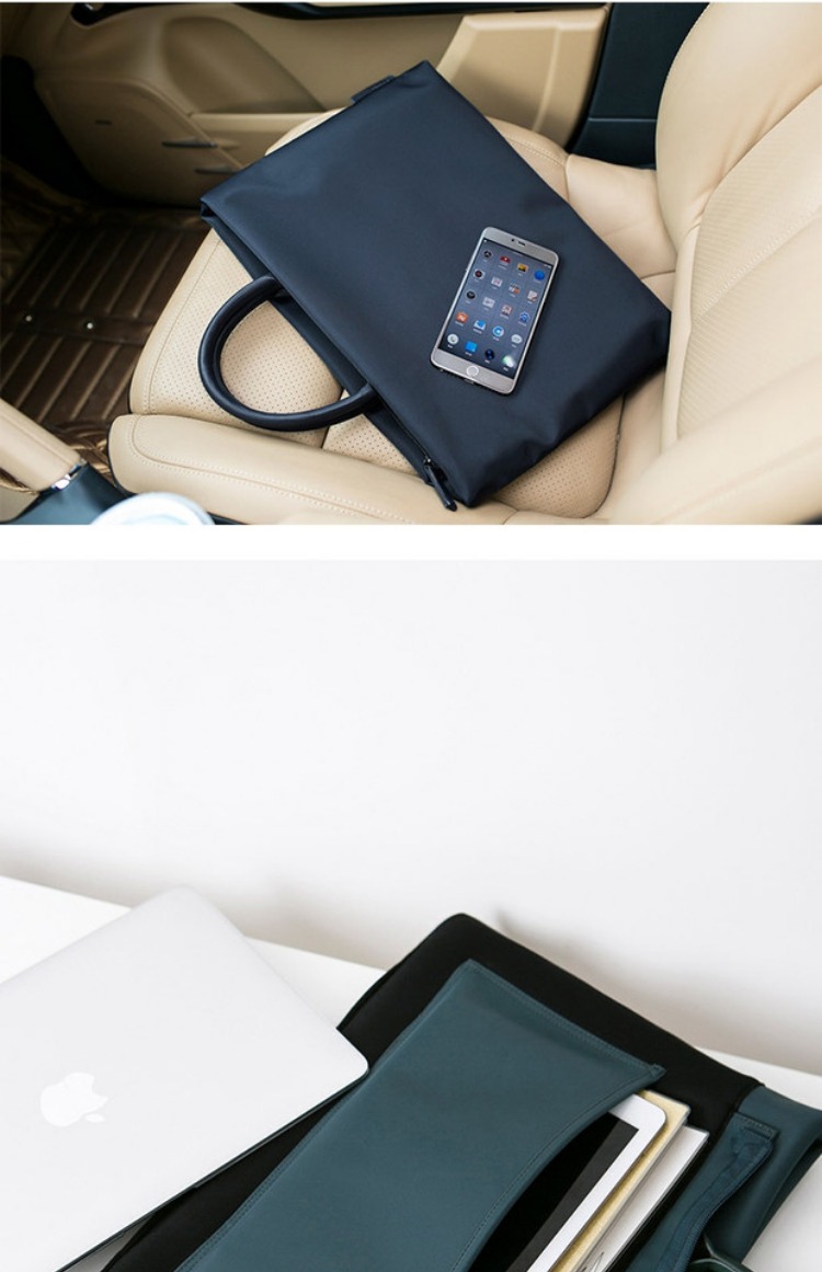 Simple cặp Business nam túi xách và phụ nữ 14-inch 13,3 inch 15,6 inch túi giấy túi máy tính xách tay - Phụ kiện máy tính xách tay miếng dán màn hình máy tính