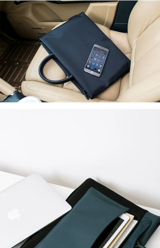 Simple cặp Business nam túi xách và phụ nữ 14-inch 13,3 inch 15,6 inch túi giấy túi máy tính xách tay - Phụ kiện máy tính xách tay miếng dán laptop lenovo