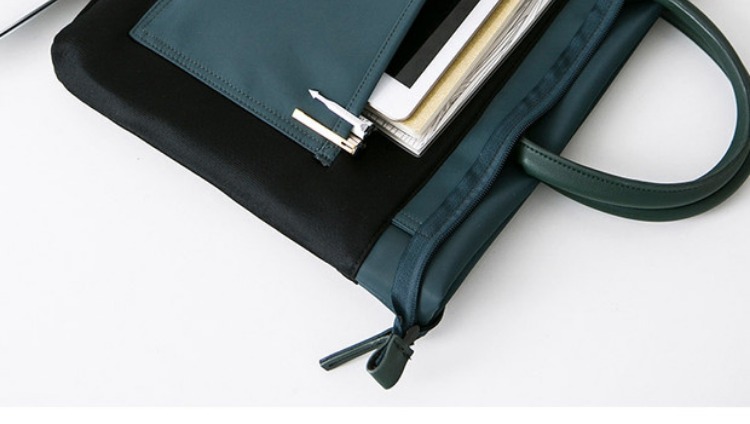 Simple cặp Business nam túi xách và phụ nữ 14-inch 13,3 inch 15,6 inch túi giấy túi máy tính xách tay - Phụ kiện máy tính xách tay miếng dán màn hình máy tính