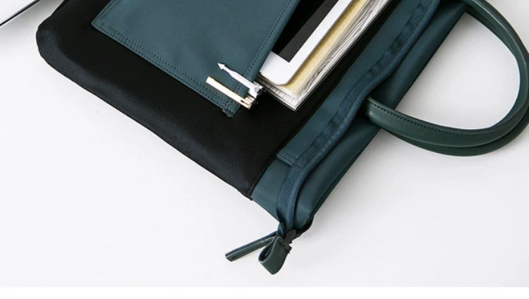 Simple cặp Business nam túi xách và phụ nữ 14-inch 13,3 inch 15,6 inch túi giấy túi máy tính xách tay - Phụ kiện máy tính xách tay miếng dán laptop lenovo