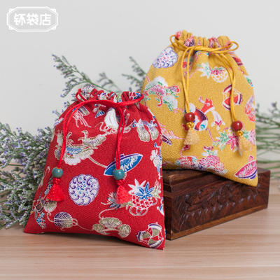 Brocade bags, sachets, cosmetics, sanitary napkins, storage drawstring bags, jewelry bags, gift bags