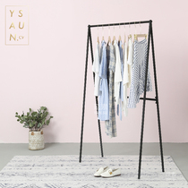 Iron Hanger Display Rack Clothing Rack Floor Clothing Store Hanger Mens Womens Shelf Simple Hang Display Rack