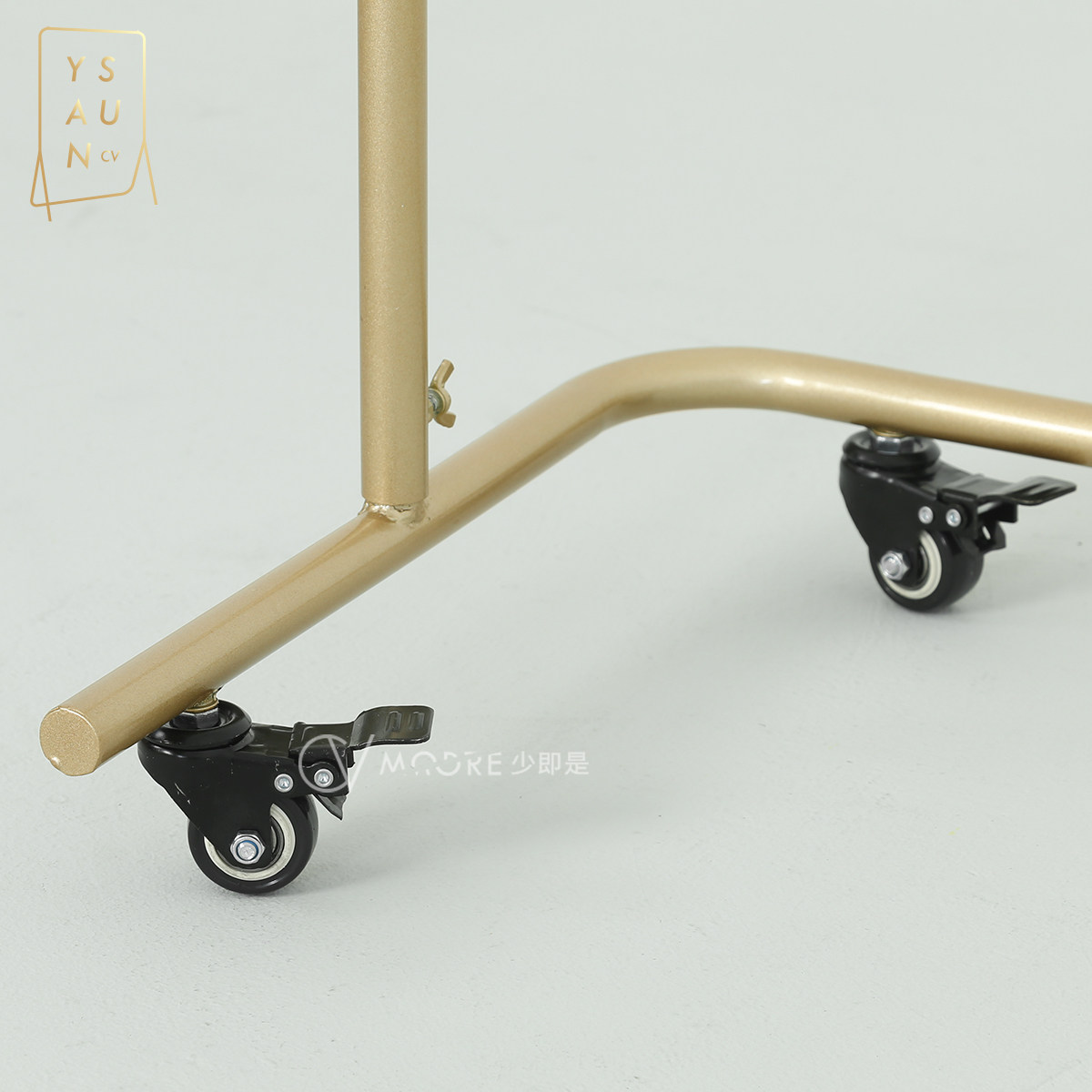 Clothing rack display rack universal wheel clothing rack coat rack universal universal wheel removable rubber wheels with brake