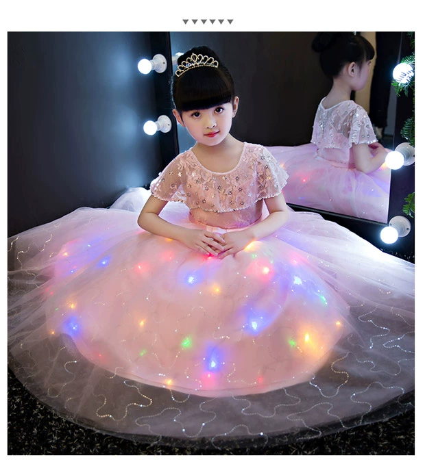 Váy trẻ em, hoa cô gái, váy lót, váy sinh nhật công chúa, người mẫu lớn, sàn catwalk, trang phục, váy cưới, váy cưới