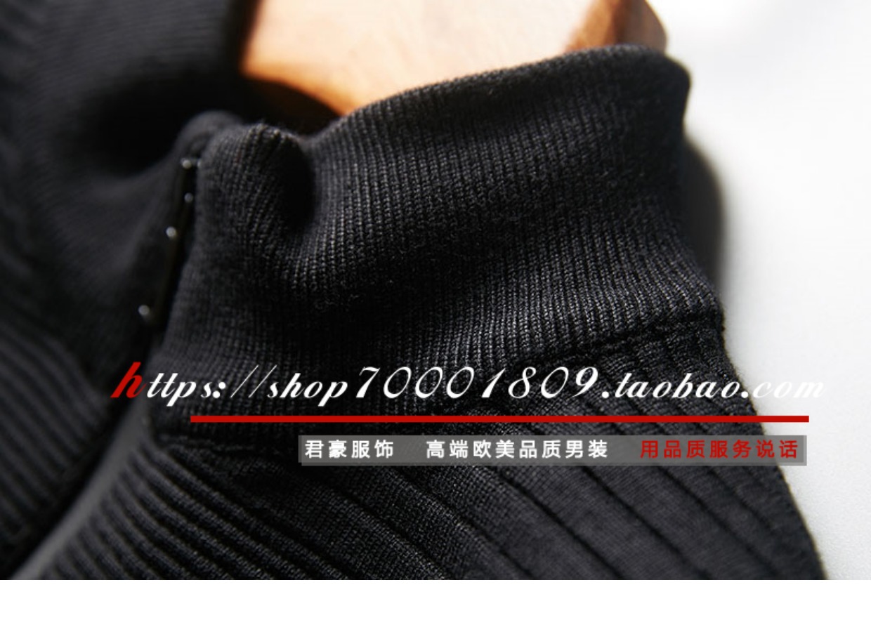Mùa xuân nam vest cao cấp đan thời trang vest nam đứng cổ áo Slim vest ấm áp Vest giản dị áo len cho nam
