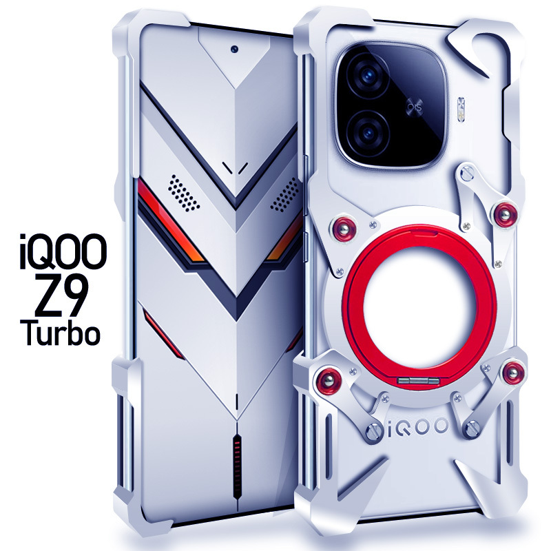 Suitable for Vivo Iqooz9 Z11Turbo Phone Case Original Protective Cover Aluminum Alloy Metal Frame Rxs Long Battery Life Version Domineering Men's Style Transformers Mecha Z10Turbo Pro+ Suitable for Vivo Iqooz9 Z11Turbo Phone Case Original Protective Cover Aluminum Alloy Metal Frame Rxs Long Battery Life Version Domineering Men's Style Transformers Mecha Z10Turbo Pro+