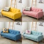 Văn học nhỏ sofa cửa hàng quần áo gia đình phòng nghe nhìn tay vịn mùa đông và mùa hè tay vịn đệm trở lại đệm bàn cà phê thoải mái thiết bị khuếch đại âm thanh