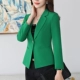 Mùa xuân và mùa thu nhỏ phù hợp với áo khoác nữ ngắn đoạn 2018 mới giảm béo thon thả hoang dã giản dị trung niên phù hợp với áo khoác nữ