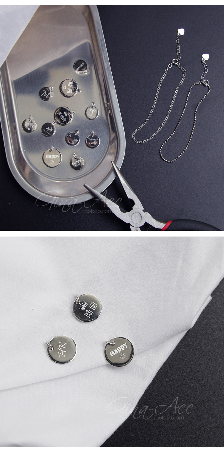 Bracelet de cheville Femme OTHER   en Argenterie - Ref 3104611 Image 11