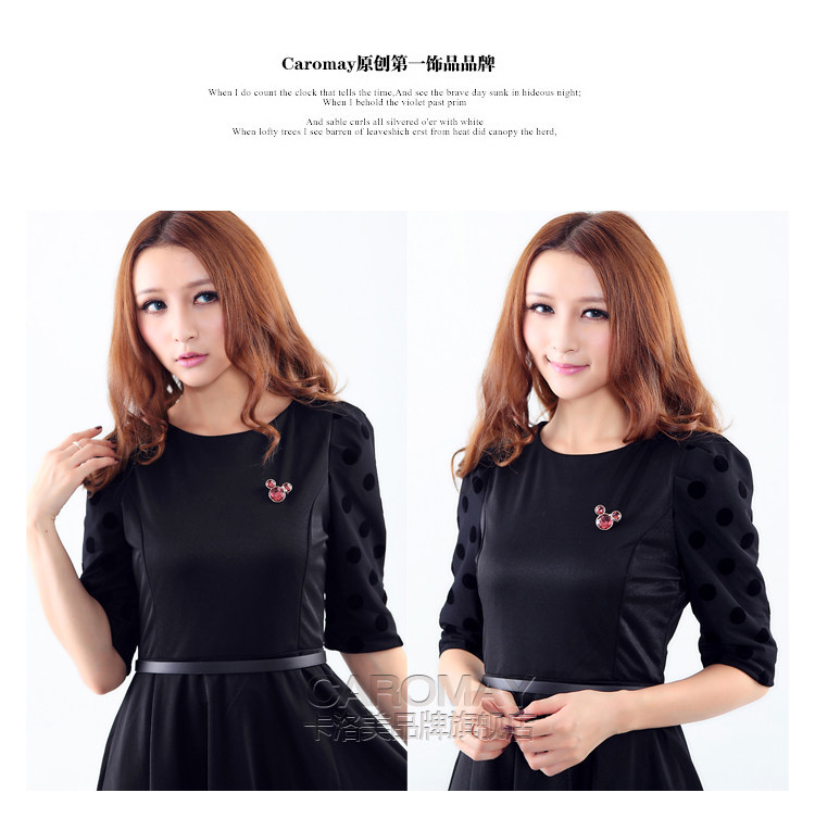 Broche femme CAROMAY en cristal artificiel - Ref 1172793 Image 27