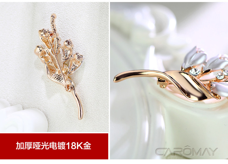 Broche femme CAROMAY en cristal artificiel - Ref 1174181 Image 31