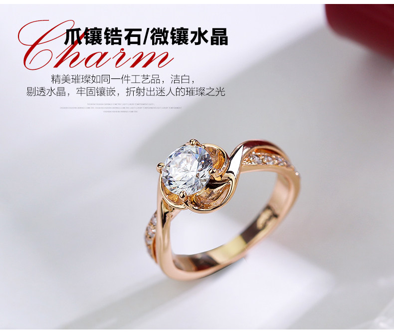 Bague Femme CAROMAY    en Zircone synthetique strass - Ref 3087634 Image 10