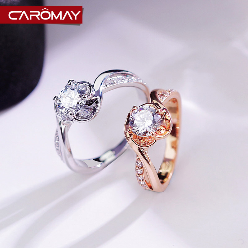 Bague Femme CAROMAY    en Zircone synthetique strass - Ref 3087634 Image 3