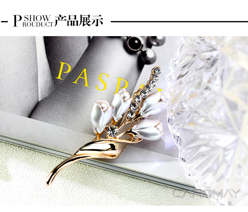 Broche femme CAROMAY en cristal artificiel - Ref 1174181 Image 26