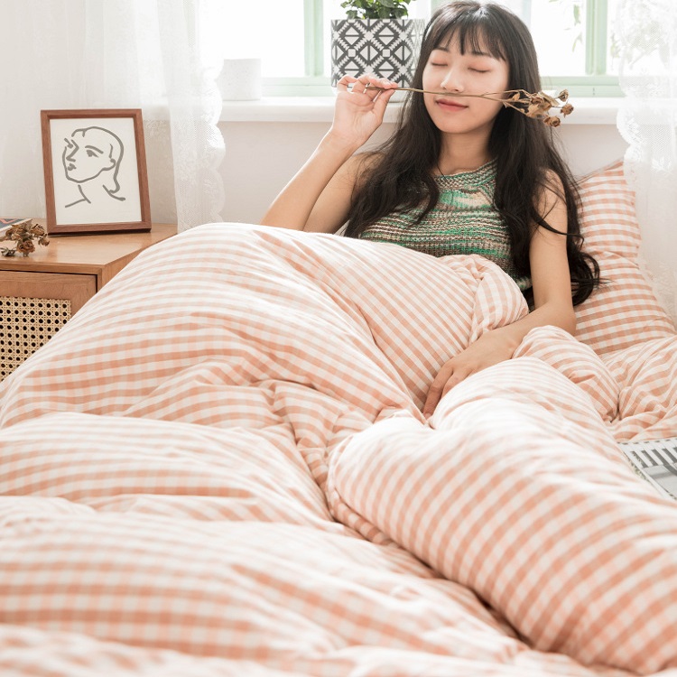 Japanese water wash cotton soft warm winter is thickened by the student dorm all cotton spring and autumn core 220 x 240